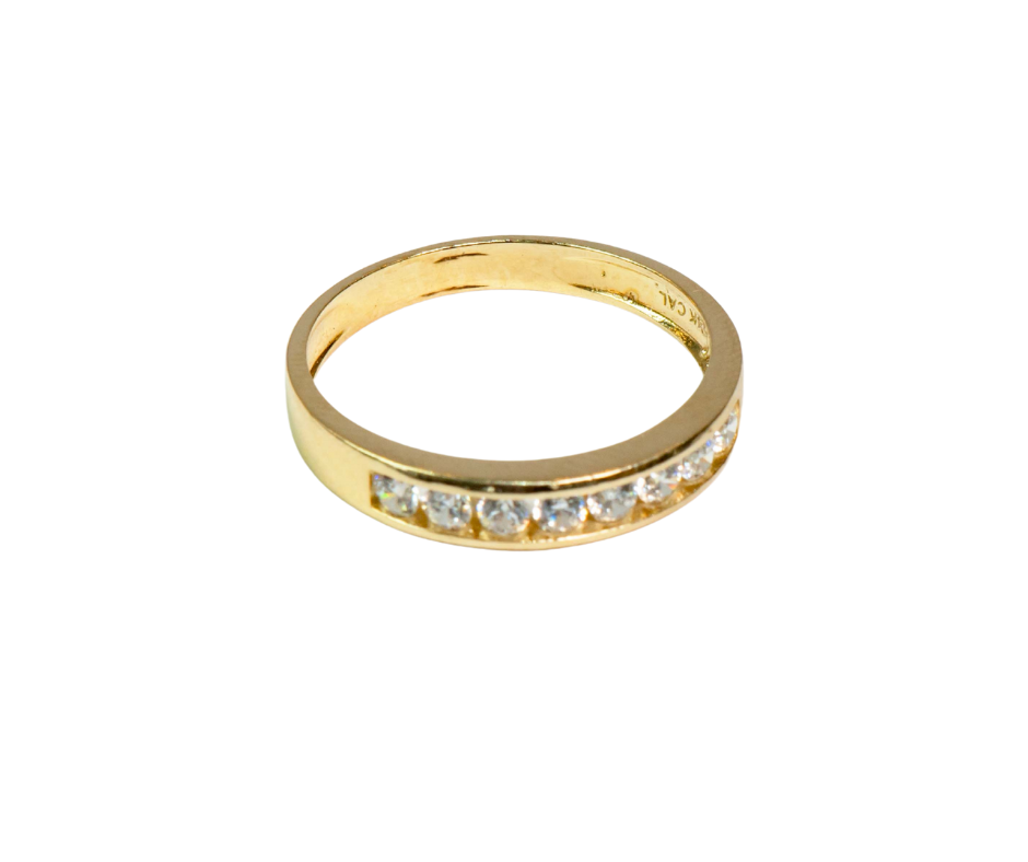 Anillo de Matrimonio para Hombre con Piedra