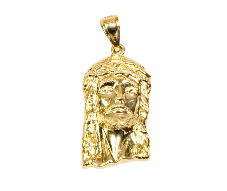 Dije Sagrado Rostro en Oro 14K