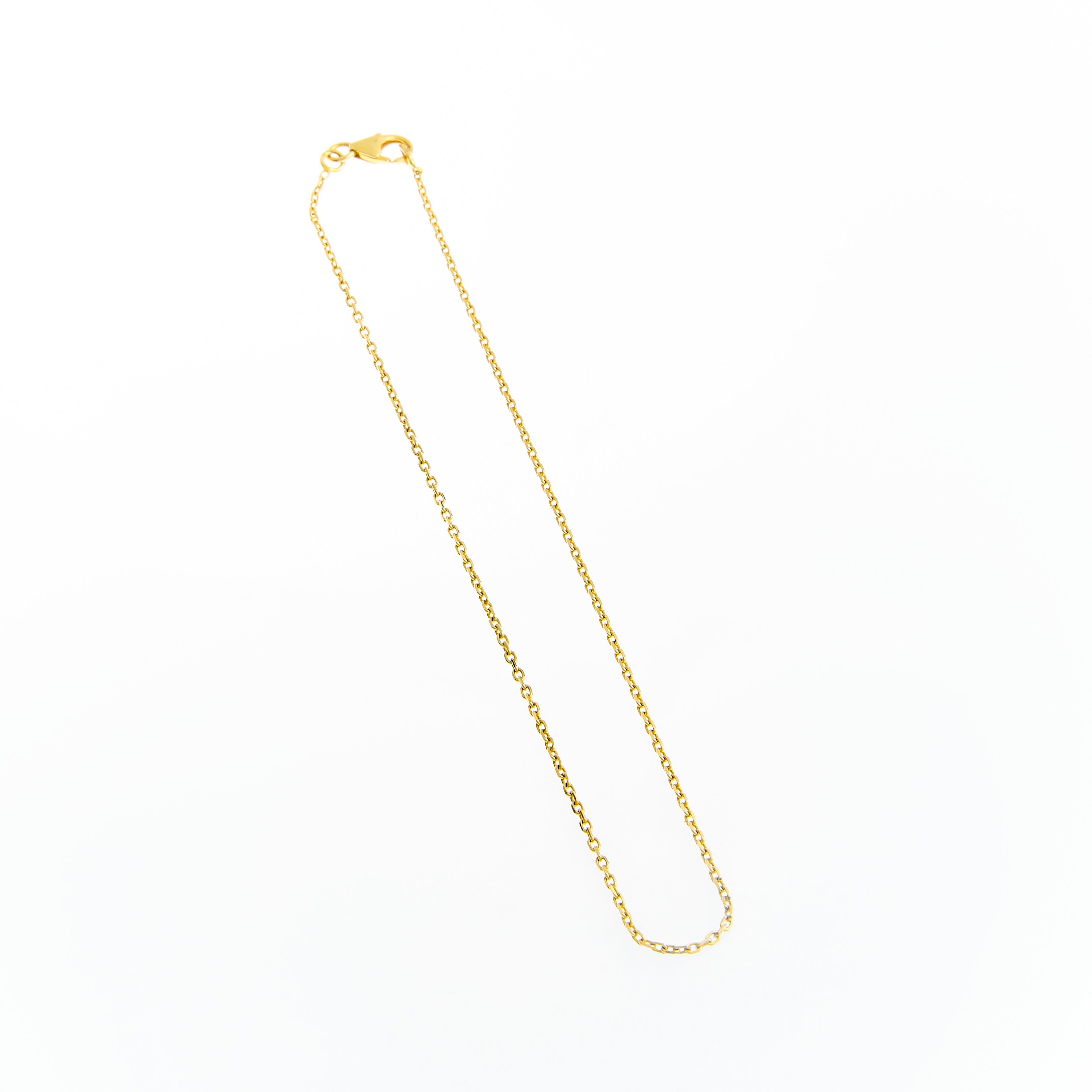 Tobillera Estilo Forzada Oro 18K 10"