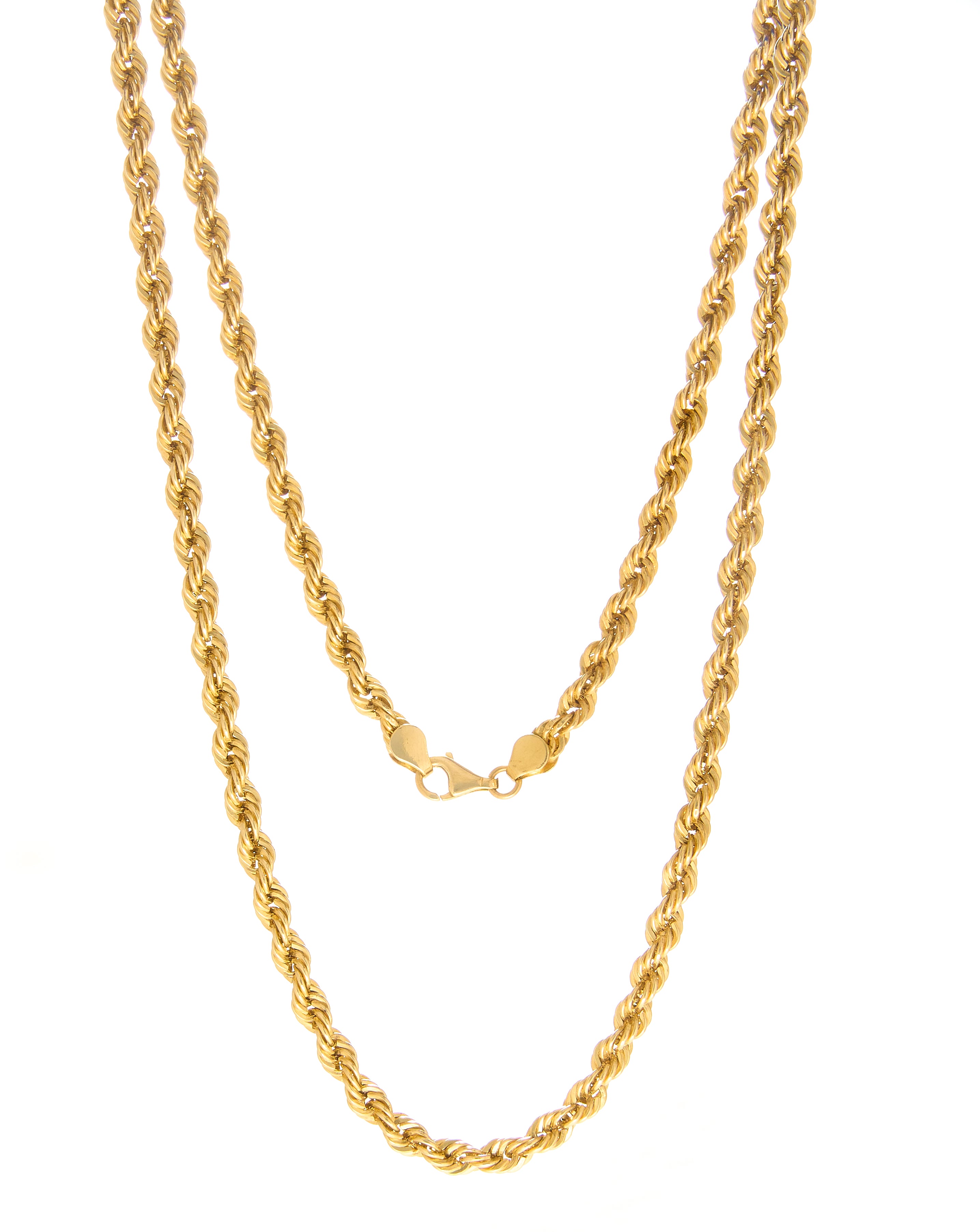 Cadena Estilo Cordón Rope Chain Robusta