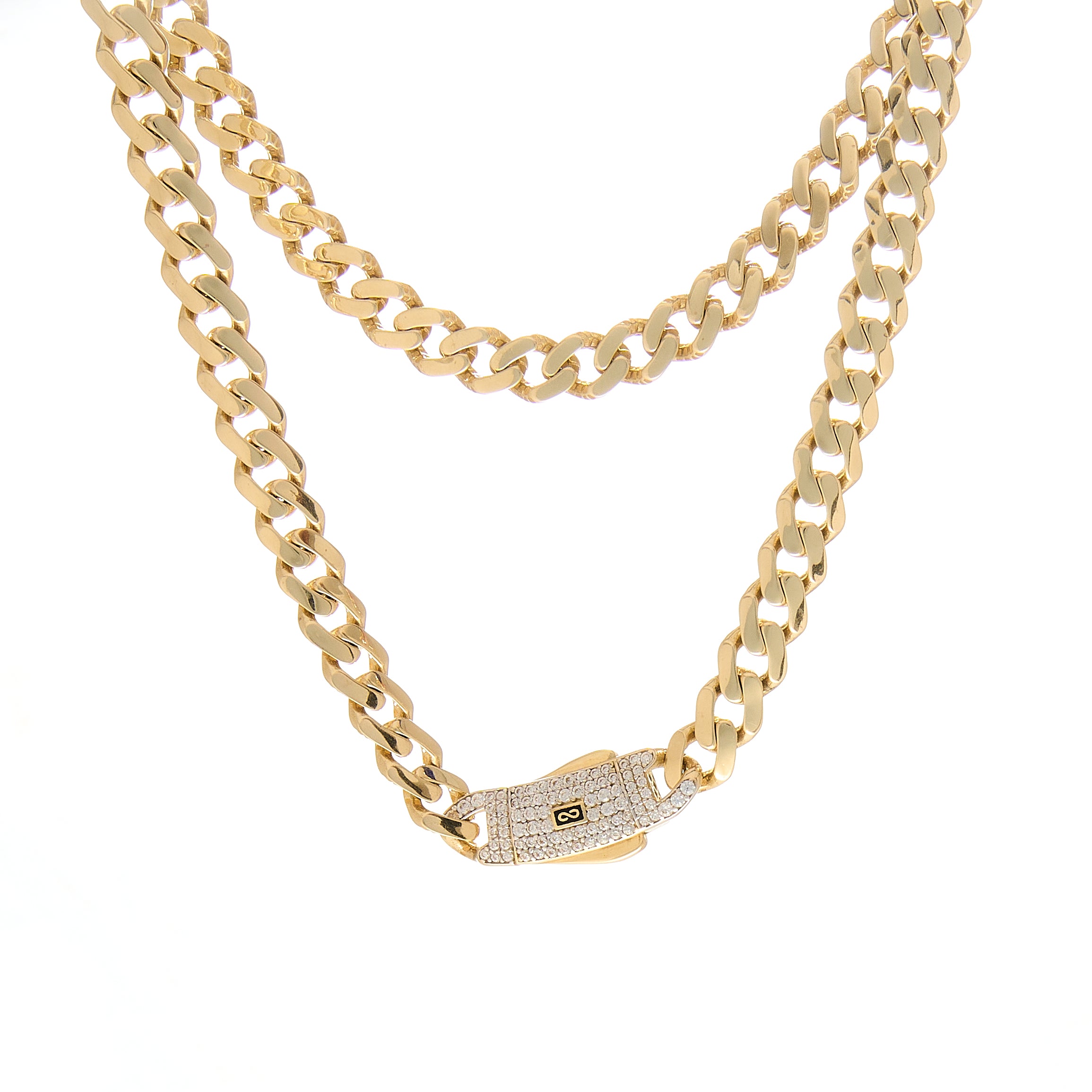 Gargantilla Cuban Link  con Broche Emblemático
