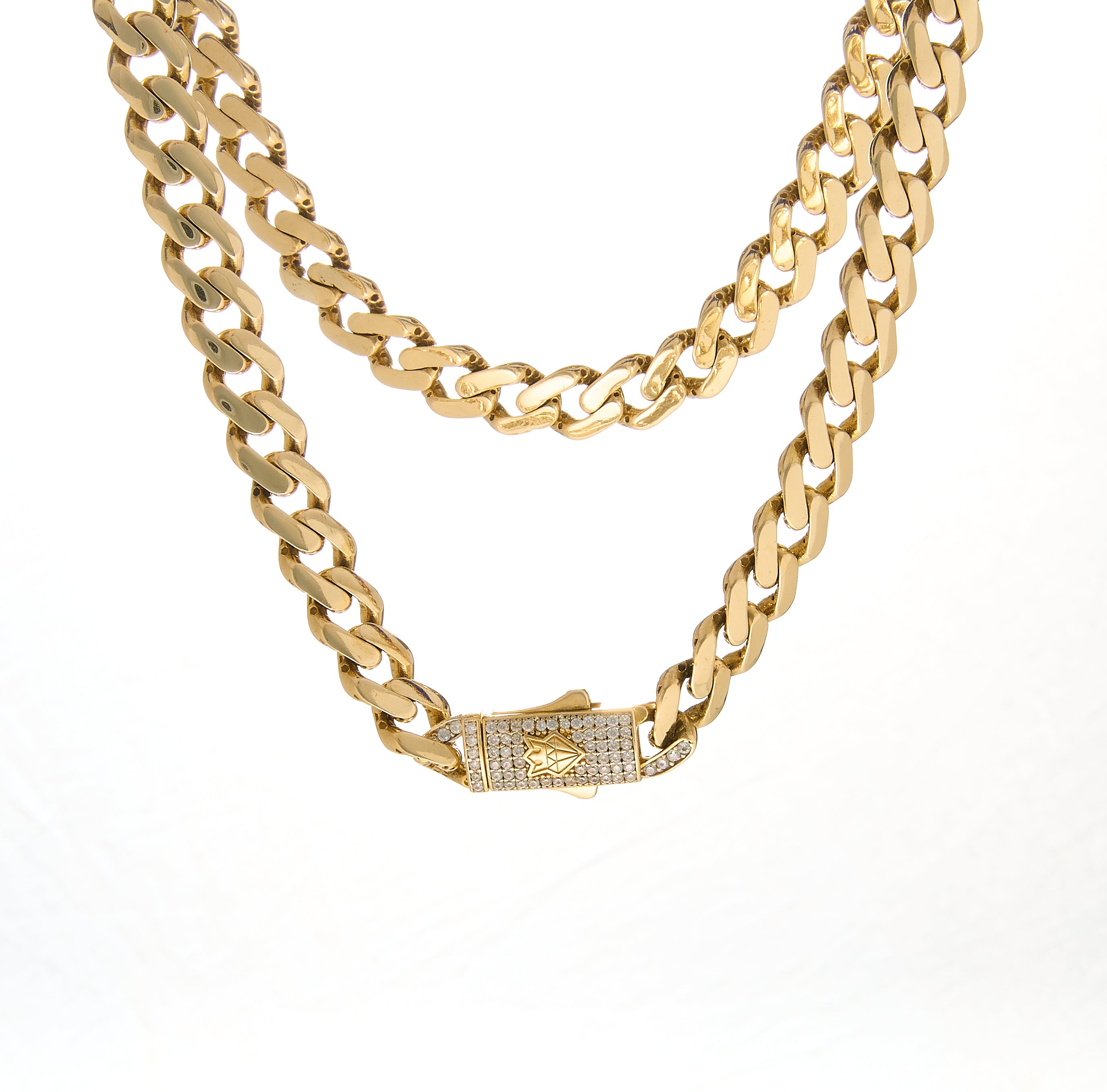 CADENA TEJIDO MONACO CP EN BROCHE TAMAÑO 17"