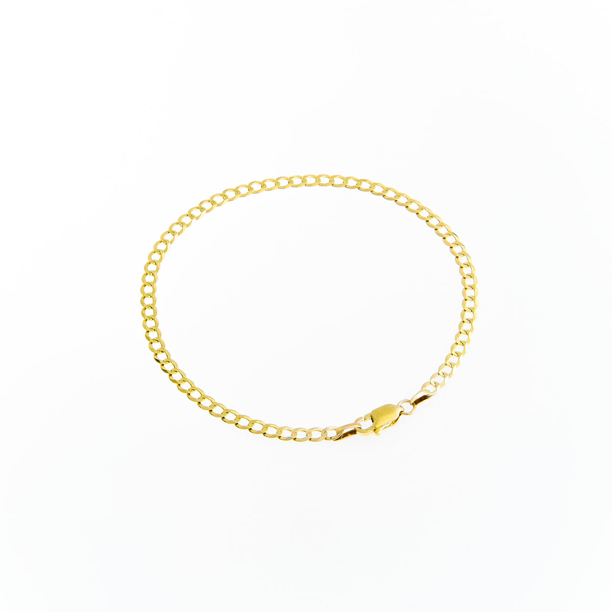 Pulsera Cubana con eslabón Grumet
